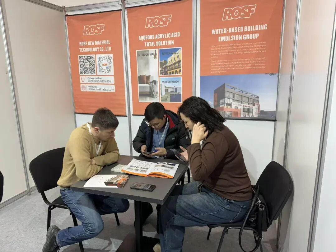 罗斯夫亮相中亚涂料展：建筑涂料全场景解决方案成焦点