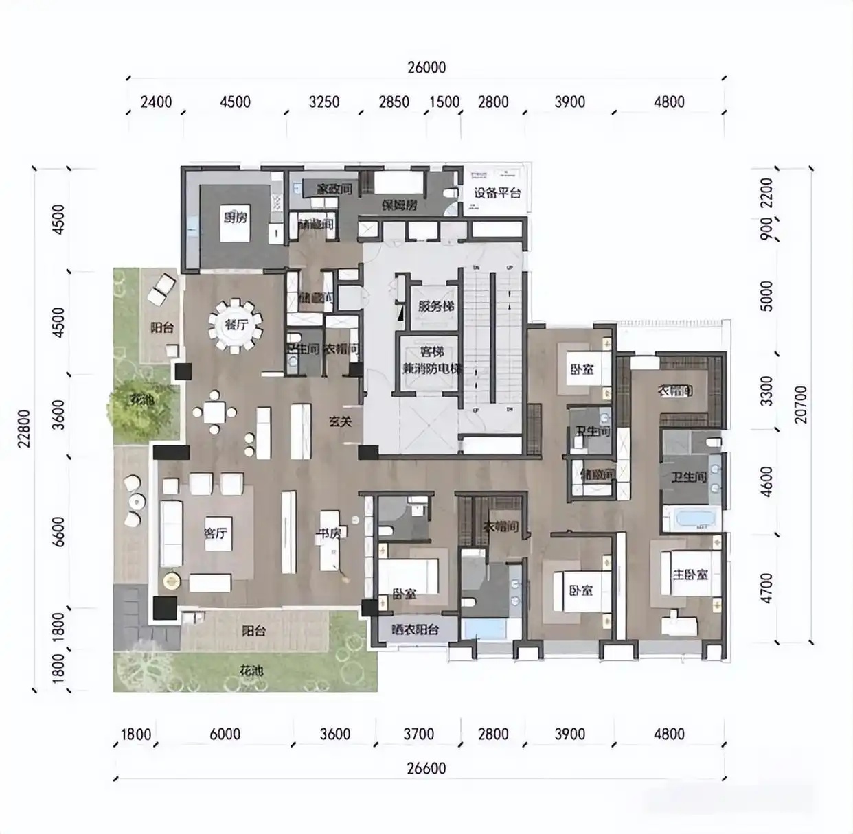 这款户型堪称人居典范