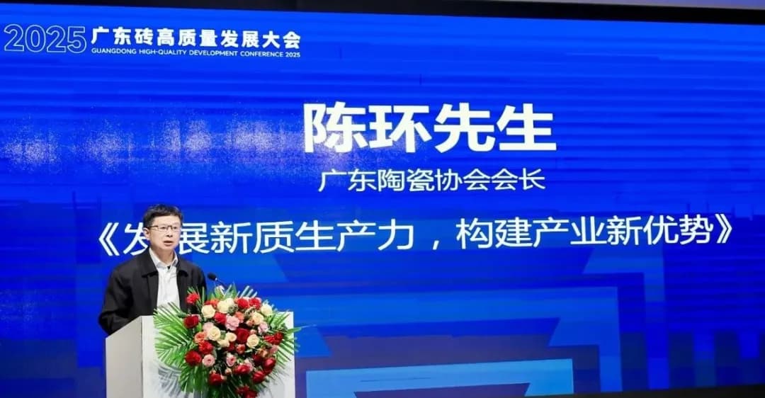 陈环会长在2025年广东砖高质量发展大会上讲话摘要