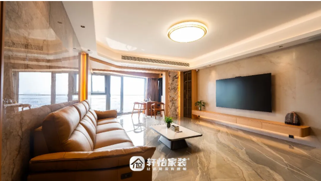 引光入室+灵动动线，重塑空间格局！轩怡家装180㎡现代风格新作满分落地