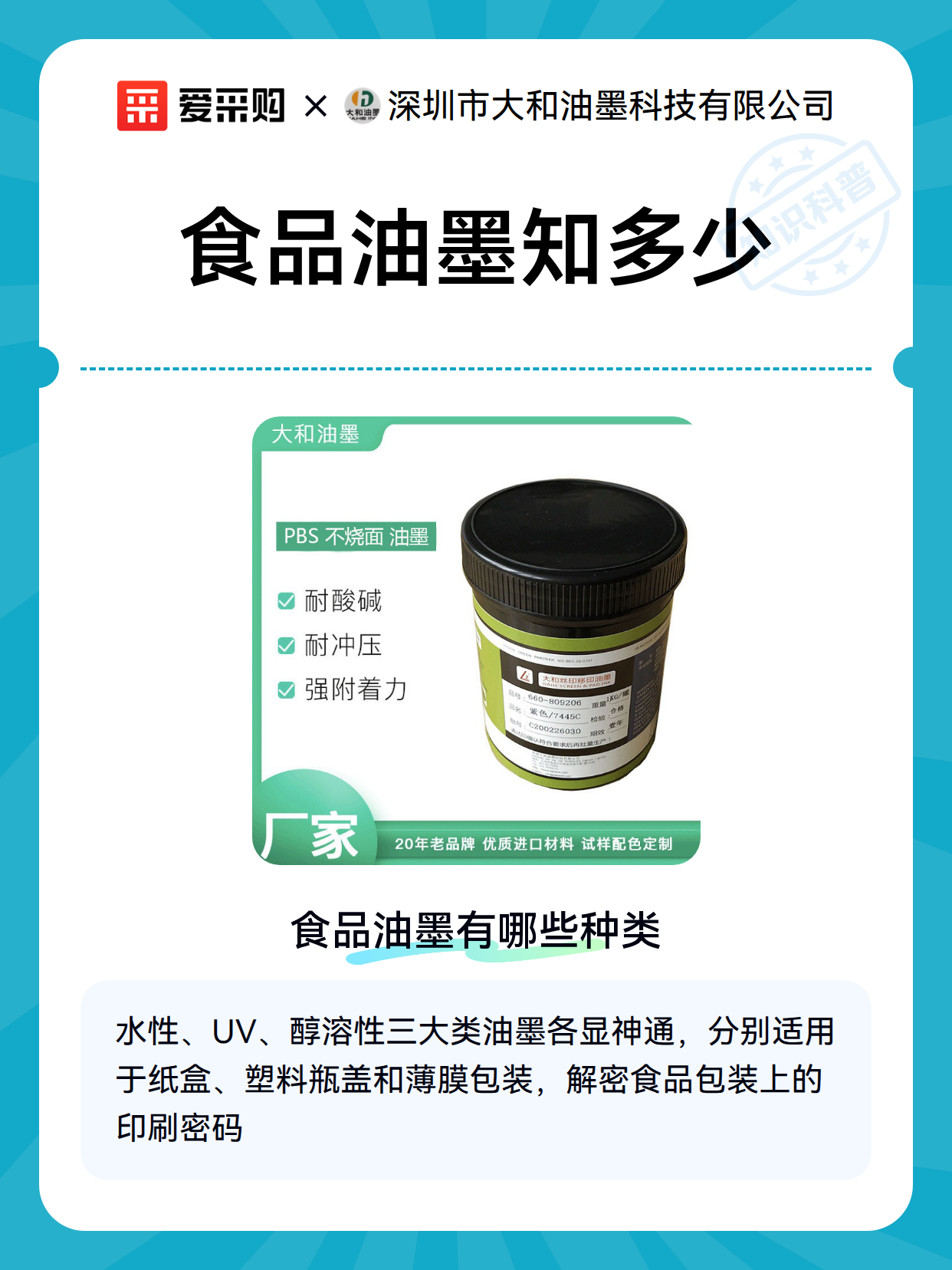 食品油墨知多少 