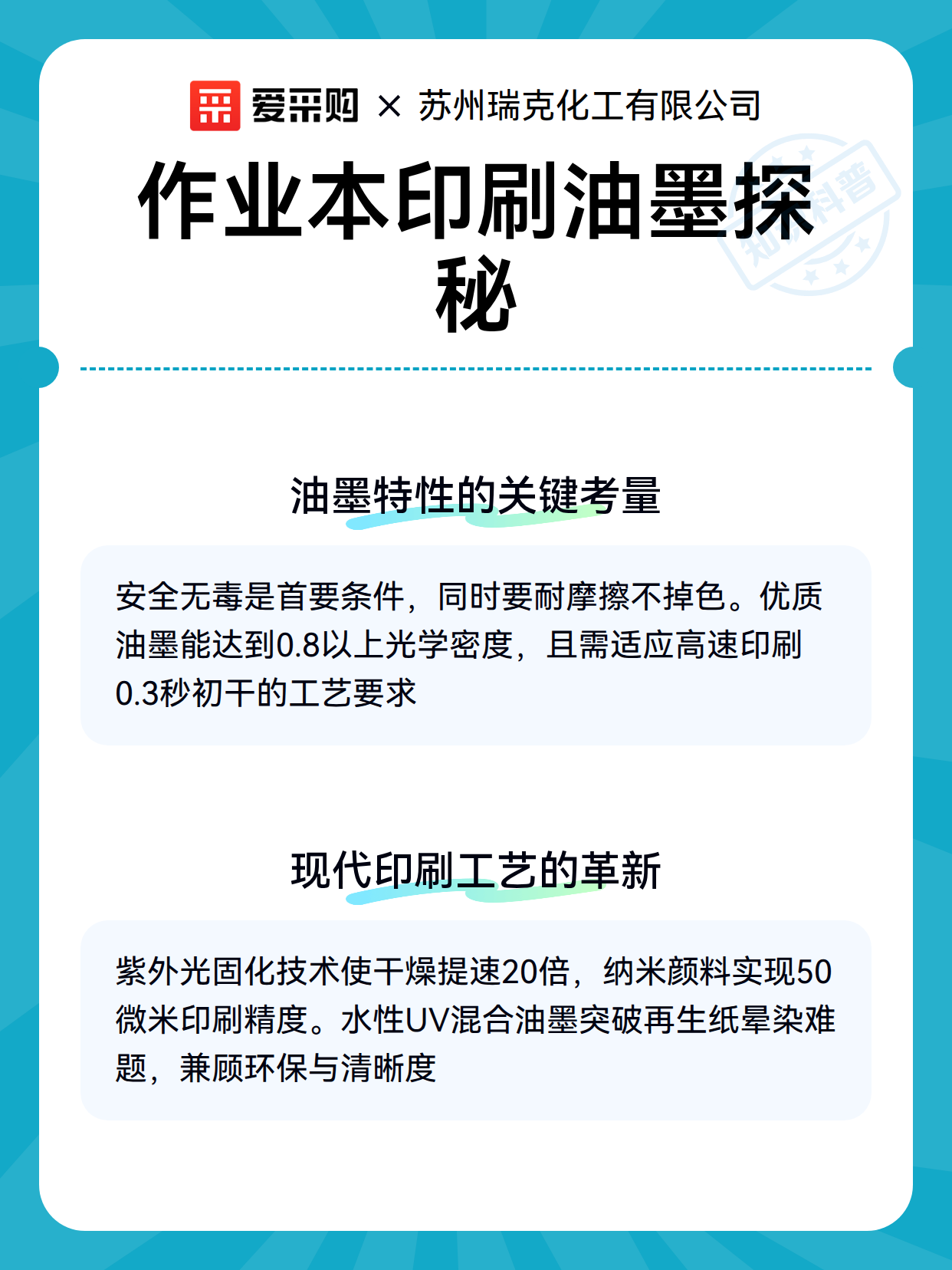 作业本印刷油墨探秘