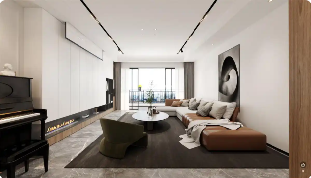 现代简约,精简生活,佛山海山一号装修案例效果图 现代简约,精简生活,佛山海山一号装修案例效果图