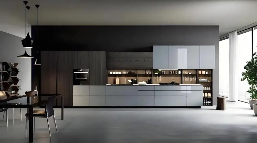 谁说不锈钢橱柜是“工业感”？这样搭配，颜值瞬间逆袭成颜值天花板！ 