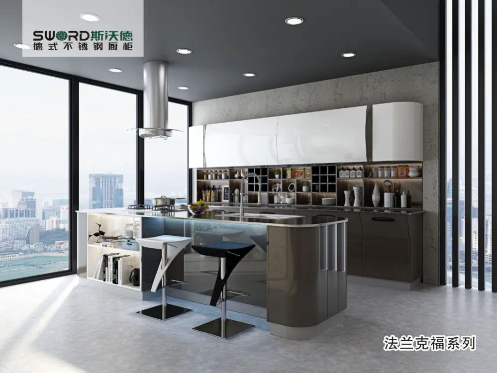 橱柜的美学密码：斯沃德如何用不锈钢玩转家居艺术？