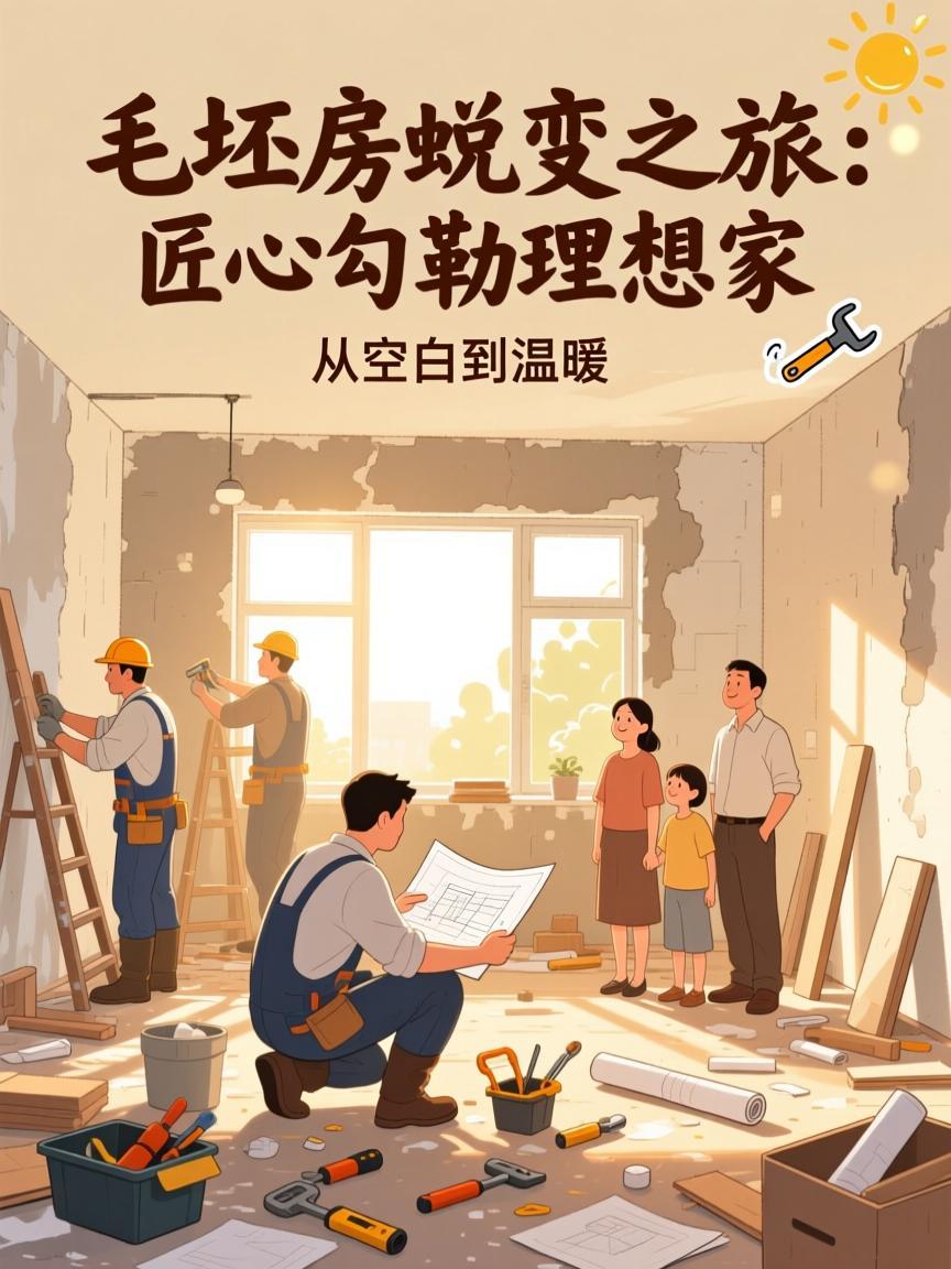 毛坯房蜕变之旅：匠心勾勒理想家